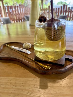 Herbal tea  at Shobolana שובולנה  in Katzir