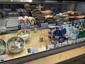 Offer with wraps, breads and salads  at Haferkater - Hbf Wiesbaden in Wiesbaden