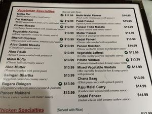   at Masala Indian Cuisine in Jacksonville