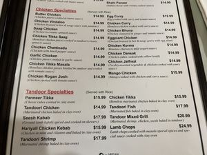   at Masala Indian Cuisine in Jacksonville