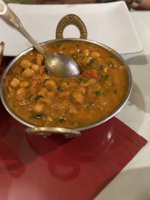 Chana masala  at Masala Indian Cuisine in Jacksonville