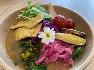 Ramen  at Alohana Vegan Ramen in Osaka
