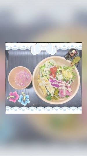 Stir-fried noodles at Alohana Vegan Ramen in Osaka