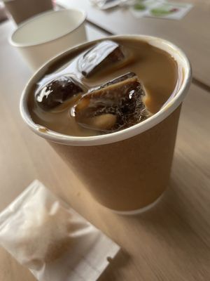 Soy latte  at Alohana Vegan Ramen in Osaka