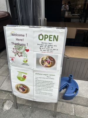   at Alohana Vegan Ramen in Osaka