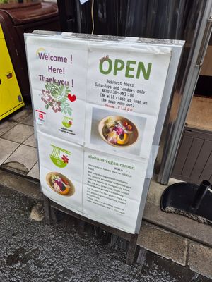  at Alohana Vegan Ramen in Osaka