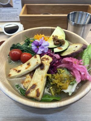 Vegan ramen   at Alohana Vegan Ramen in Osaka