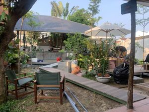 in progress! has a pond with fish too  at Tropical Eatery by Chay Vui in Hoi An