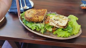 Vegan tofu cheese at Tropical Eatery by Chay Vui in Hoi An