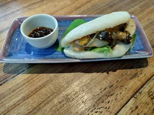 Mushroom bao at Tropical Eatery by Chay Vui in Hoi An