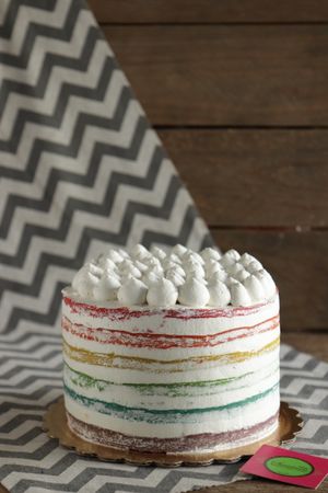 Rainbow Naked Cake at FCH Sweetness Pastry in San Jose