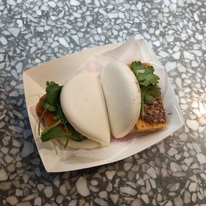 Tofu and chkn plain baos at Son in Law in Melbourne