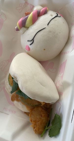 Vegan Satay Chicken Bao & Vegan Biscoff Bao #Veganuary at Son in Law in Melbourne