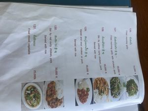 Fried veggies  at Kamphong Riverside Restaurant in Don Det