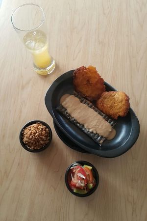 Tofu a la marinera. at De la Zoia in Bogota