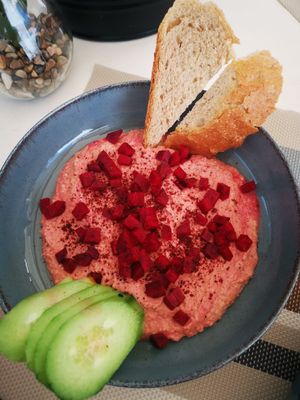 Hummus Beets at Muse The Juice in Marmaris