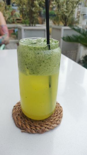 Mint homemade lemonade at Muse The Juice in Marmaris