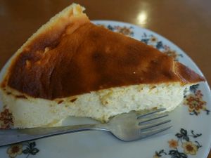 slice of cheese cake at Juicy Beetroot Cafe in Fremantle