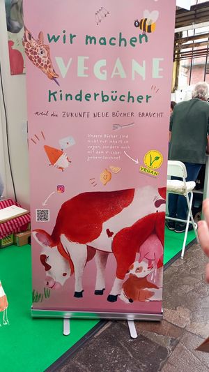 bei der veggieworld 2023 at Der Vegane Kinderbuchverlag in Cologne