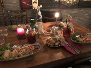 Papaya salad & spring rolls  at Mei Thai in Saarbrucken