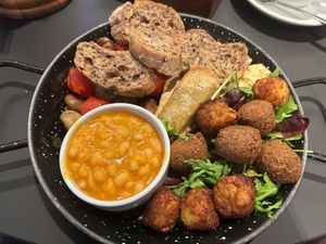 Vegan English Breakfast   at Fat Mama in Budapest