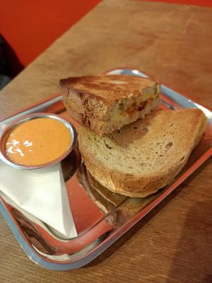 Vegan Sandwich with lentils at Caffènation in Amsterdam