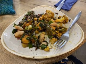 Salad plate  at Le Cygne  in Dawlish
