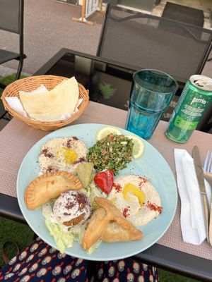vegetarian plate  at Restaurant libanais Tulip in Vernon