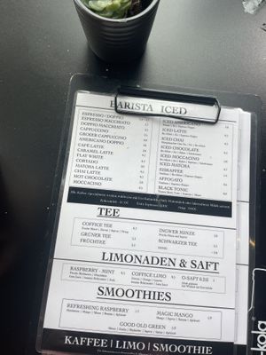 Menu  at The Coffice Harbour in Cologne