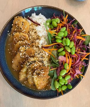 Tofu katsu curry  at Meal Box in Klaipeda