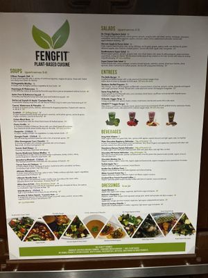 Menu  at FengFit Foods in Pepper Pike