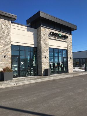 Outside at Crisp & Green in Apple Valley