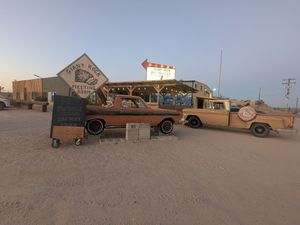 Hipsters welcome here! at Giant Rock Meeting Room in Yucca Valley