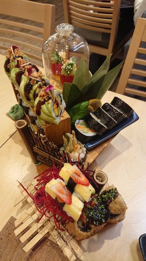 Veg combo at Kabuki Sushi in Leiria