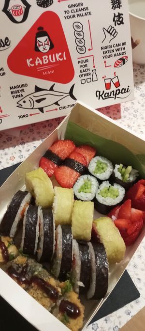 Vegan and delicious 🌱🍃💚🍀 at Kabuki Sushi in Leiria