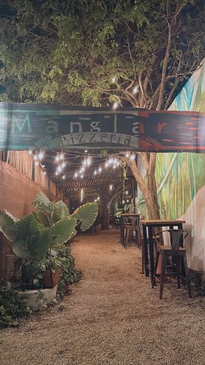 Outside   at Pizzeria Manglar in Tulum