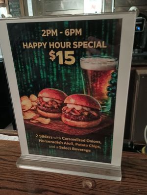 Seasonal special (Dec '25-Jan '26) at Arts & Crafts Beer Parlor in New York City