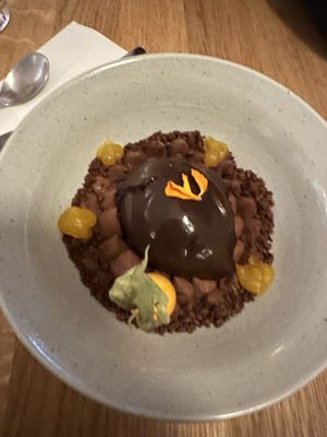 Chocolate desserr  at Cantina in Zurich