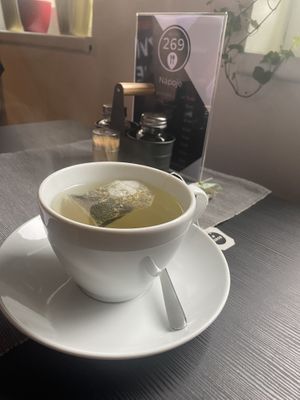 Leros mint tea  at Bistro 269 in Vystrkov