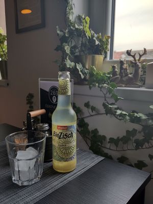 Cozy decorations and really nice cucumber lemonade at Bistro 269 in Vystrkov