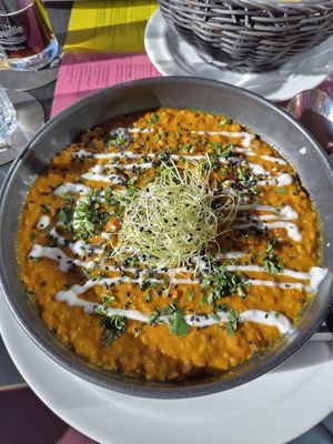 Vegan dahl at Café & Restaurant Anton in St Anton Am Arlberg