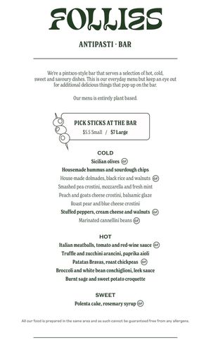   at Follies in Fitzroy