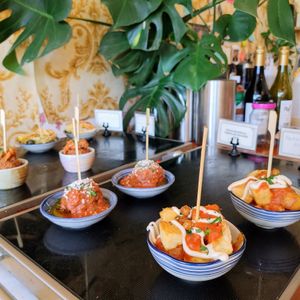 Selection of bites at Follies in Fitzroy