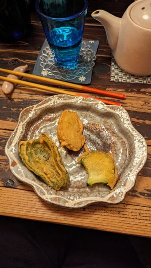 Tempura at Higoro in Tokyo