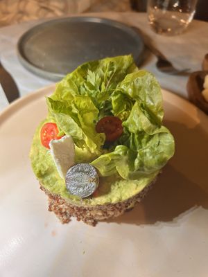 Quinoa saladd  at Restaurant Triana in Chefchaouen