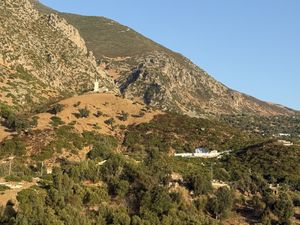 View from terrace   at Restaurant Triana in Chefchaouen