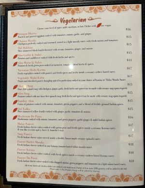   at Tandoor in Sarasota