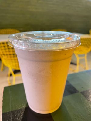 Oat Milk Shake ($8) - Cookies & Cream  at Jerrell's Betr Brgr in Hoboken