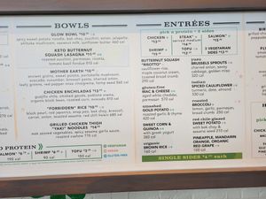 Menu at Arden's Garden in Sandy Springs