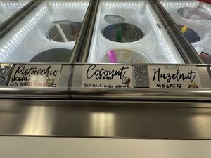 Three gelato flavors!  at Gelato-go in Lauderdale-by-the-sea